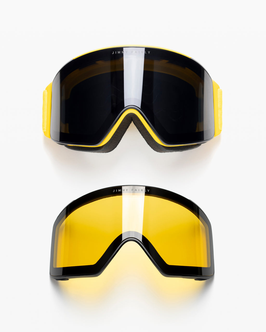 Die Skibrille 02  Skibrillen Damen in Gelb