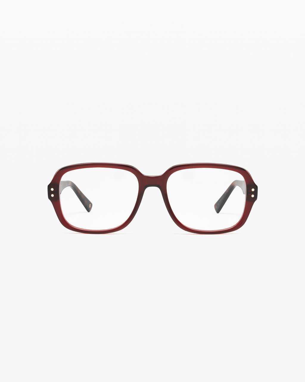 The Elba Rechteckig Damenbrillen in Rot
