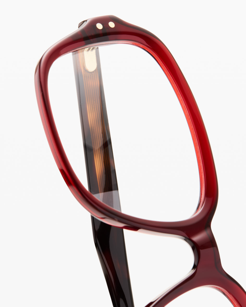 The Elba Rechteckig Damenbrillen in Rot