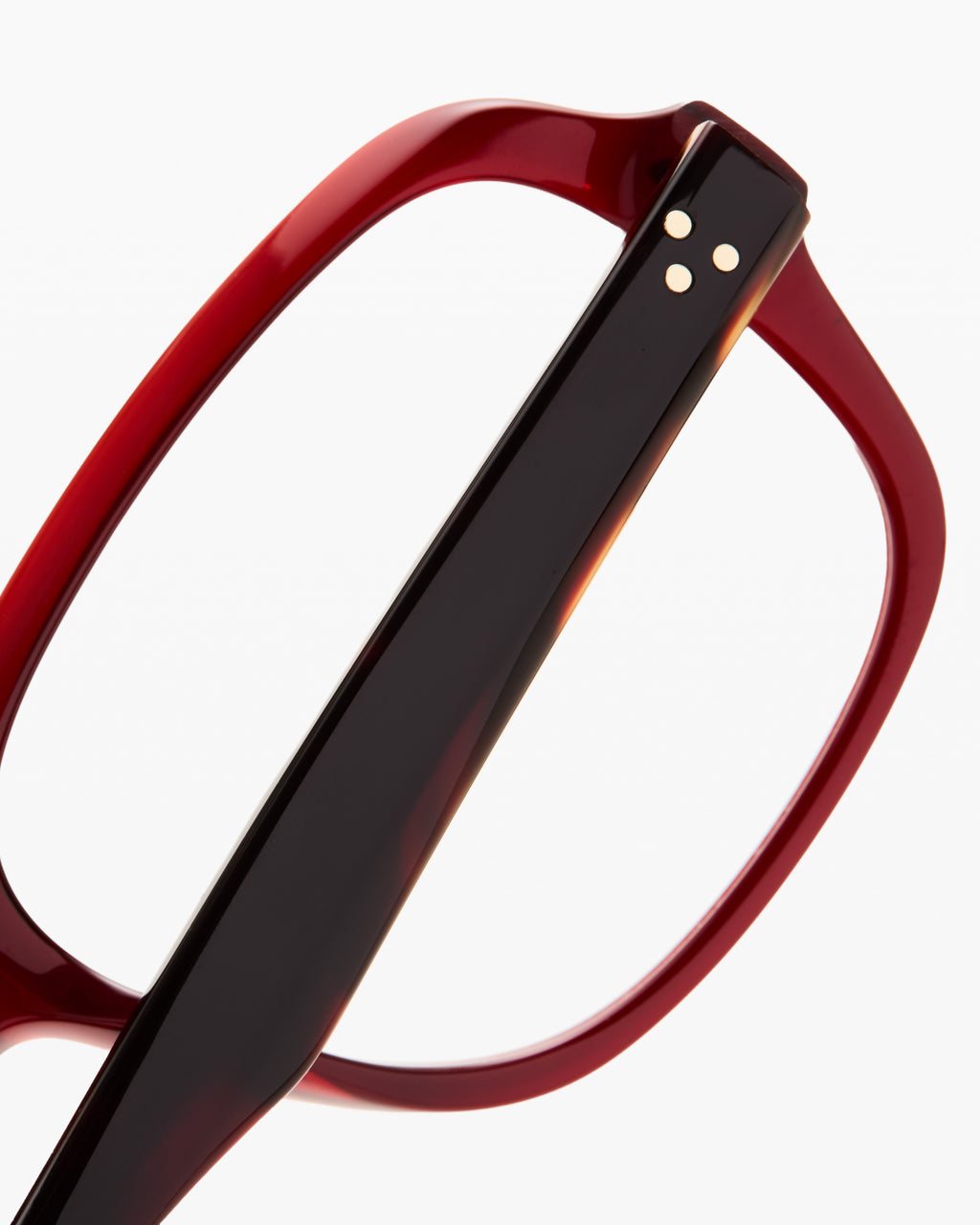 The Elba Rechteckig Damenbrillen in Rot