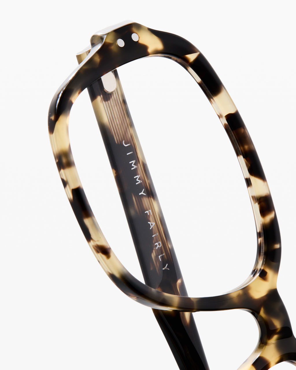 The Elba Rechteckig Damenbrillen in Yellow Tortoise