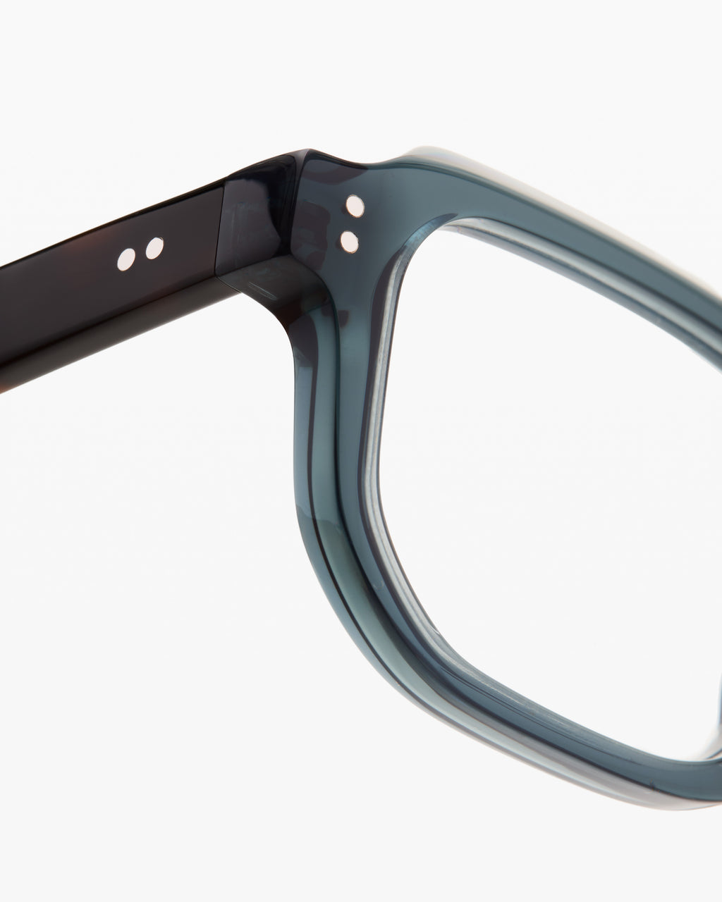 The Eren Rechteckig Herrenbrillen in Blau