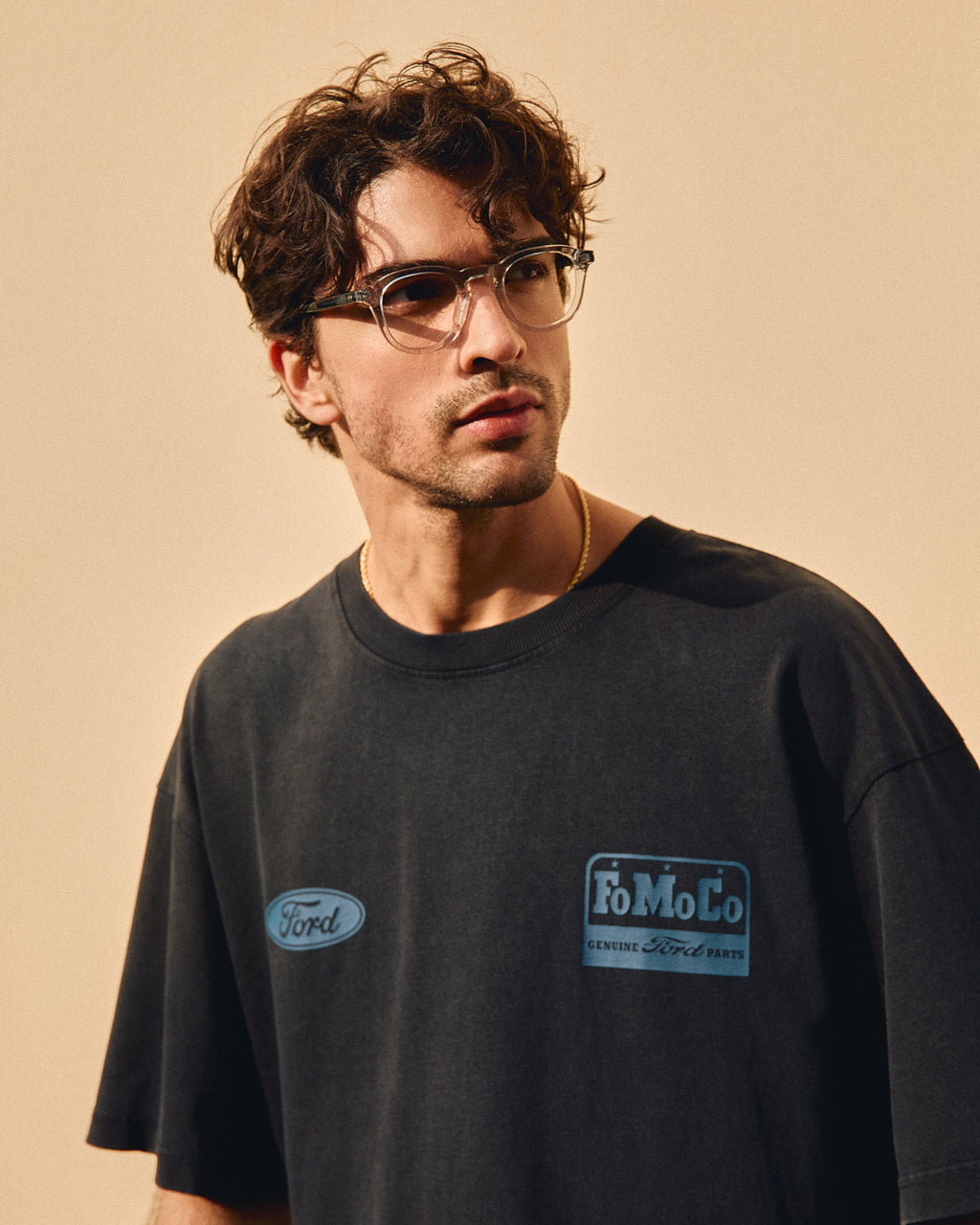 The Oden Square Men's Eyeglasses in Gray
