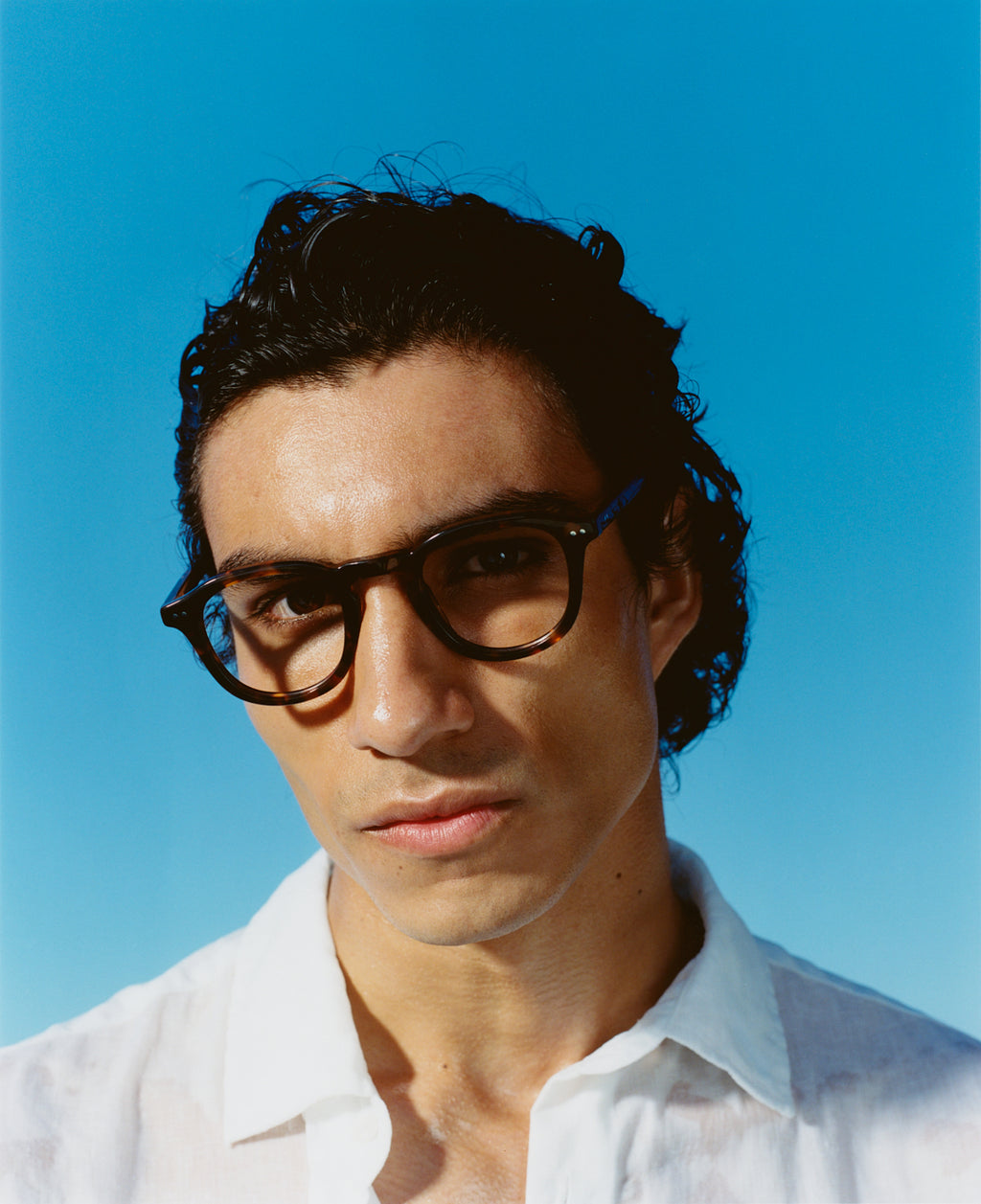 The Oden Square Men's Eyeglasses in Dark Tortoise