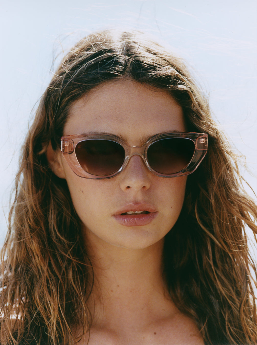 La Amalia Papillon Lunettes de Soleil pour femme in Rose