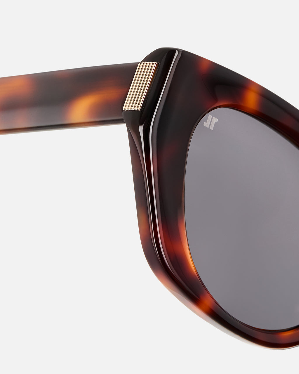 La Amalia Mariposa Gafas de Sol para Mujer in Carey oscuro