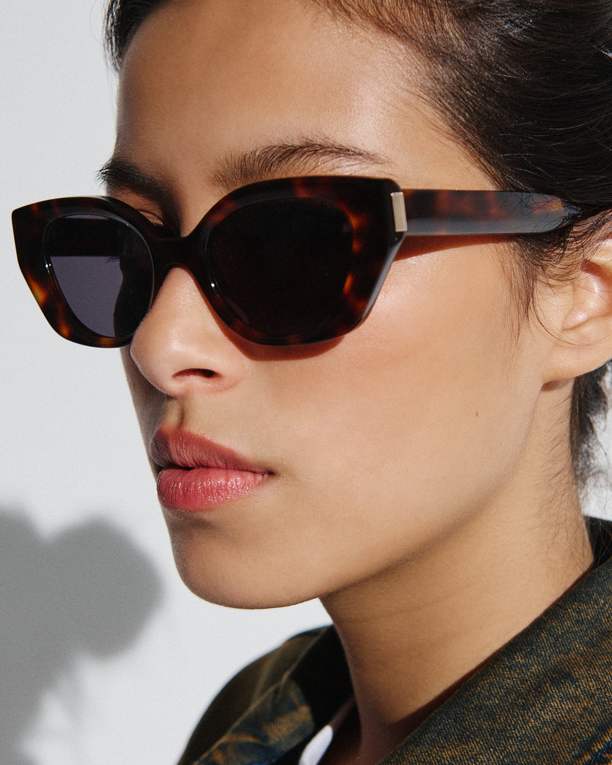 The Amalia Butterfly Women's Sunglasses in Dark Tortoise