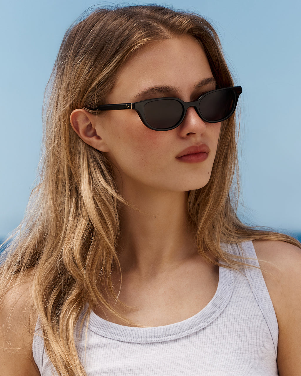 The Pippa Butterfly Women's Sunglasses in Black