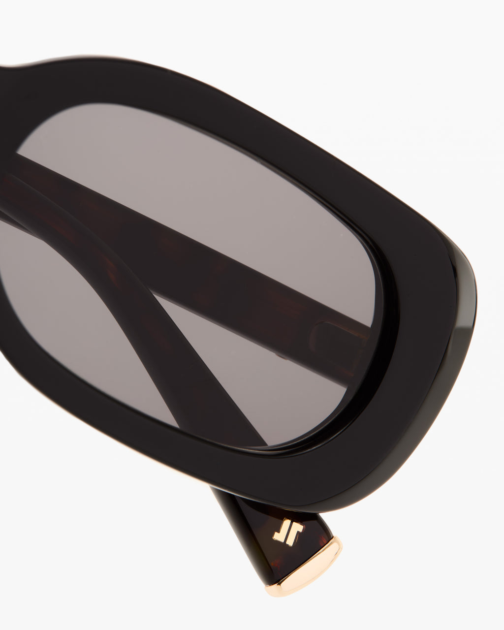 The Yana Rechteckig Damen-Sonnenbrillen in Schwarz