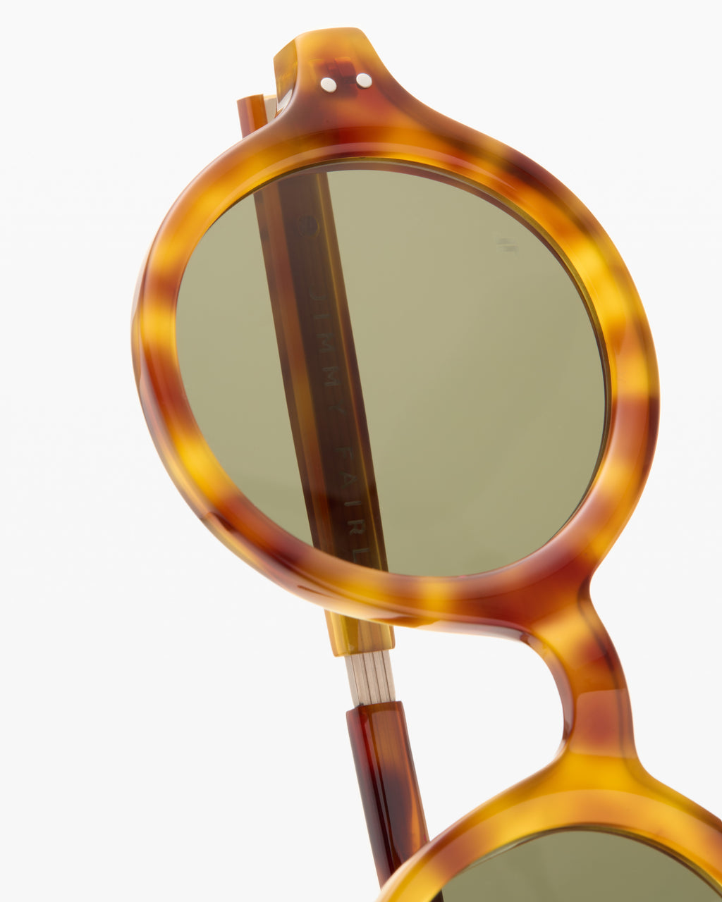 The Junia Rund Damen-Sonnenbrillen in Helle Schuppe