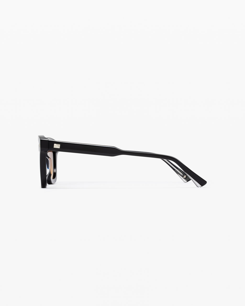 The Soni JF Colors Square Men's Sunglasses in Black
