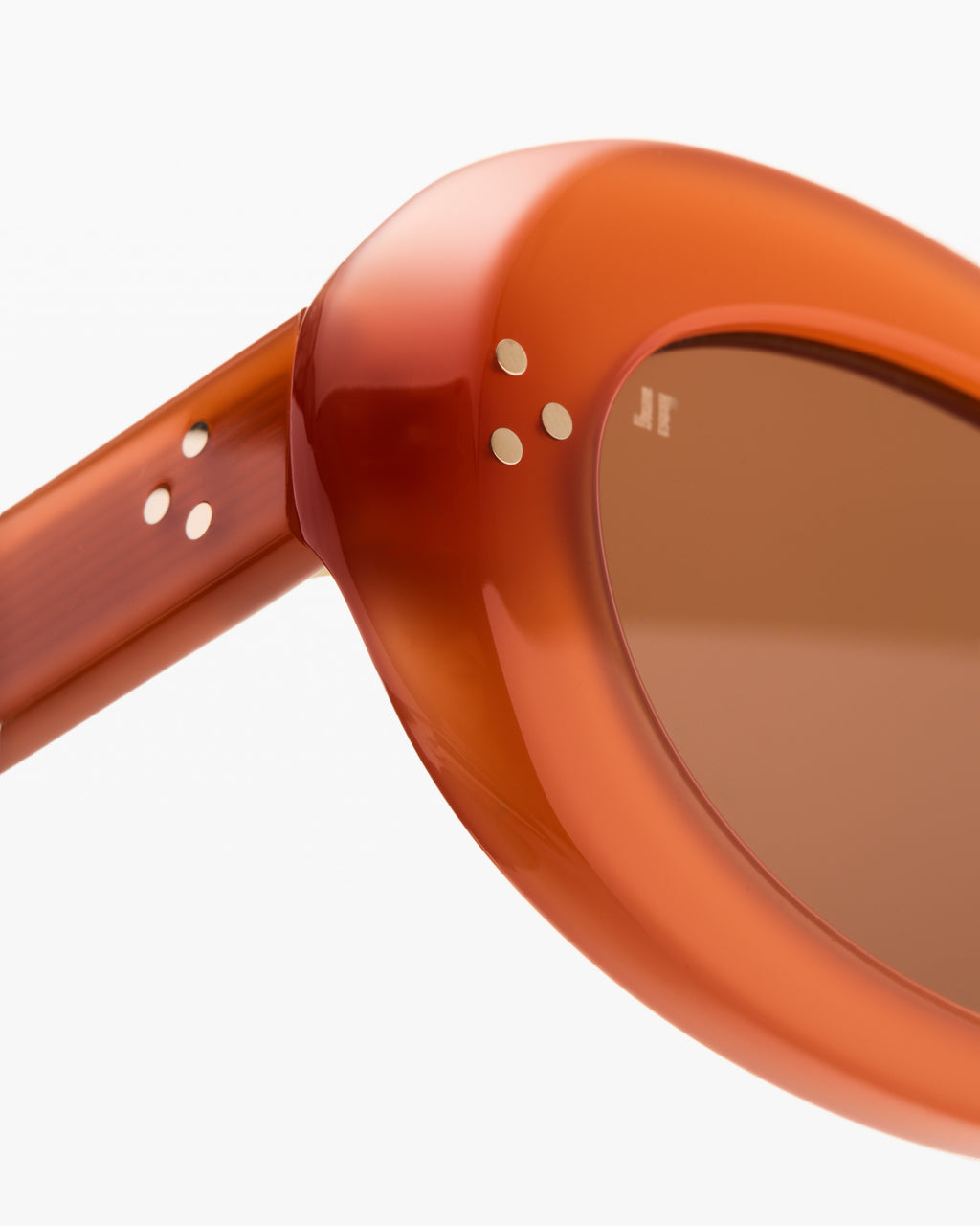 The Berry Oval Women's Sunglasses in Orange