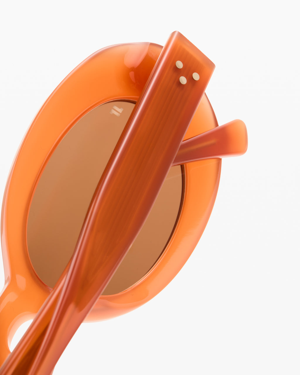The Berry Oval Women's Sunglasses in Orange