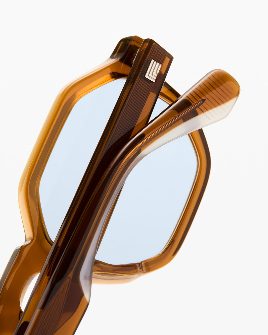 The Eloi JF Colors Platz Herren-Sonnenbrillen in Braun