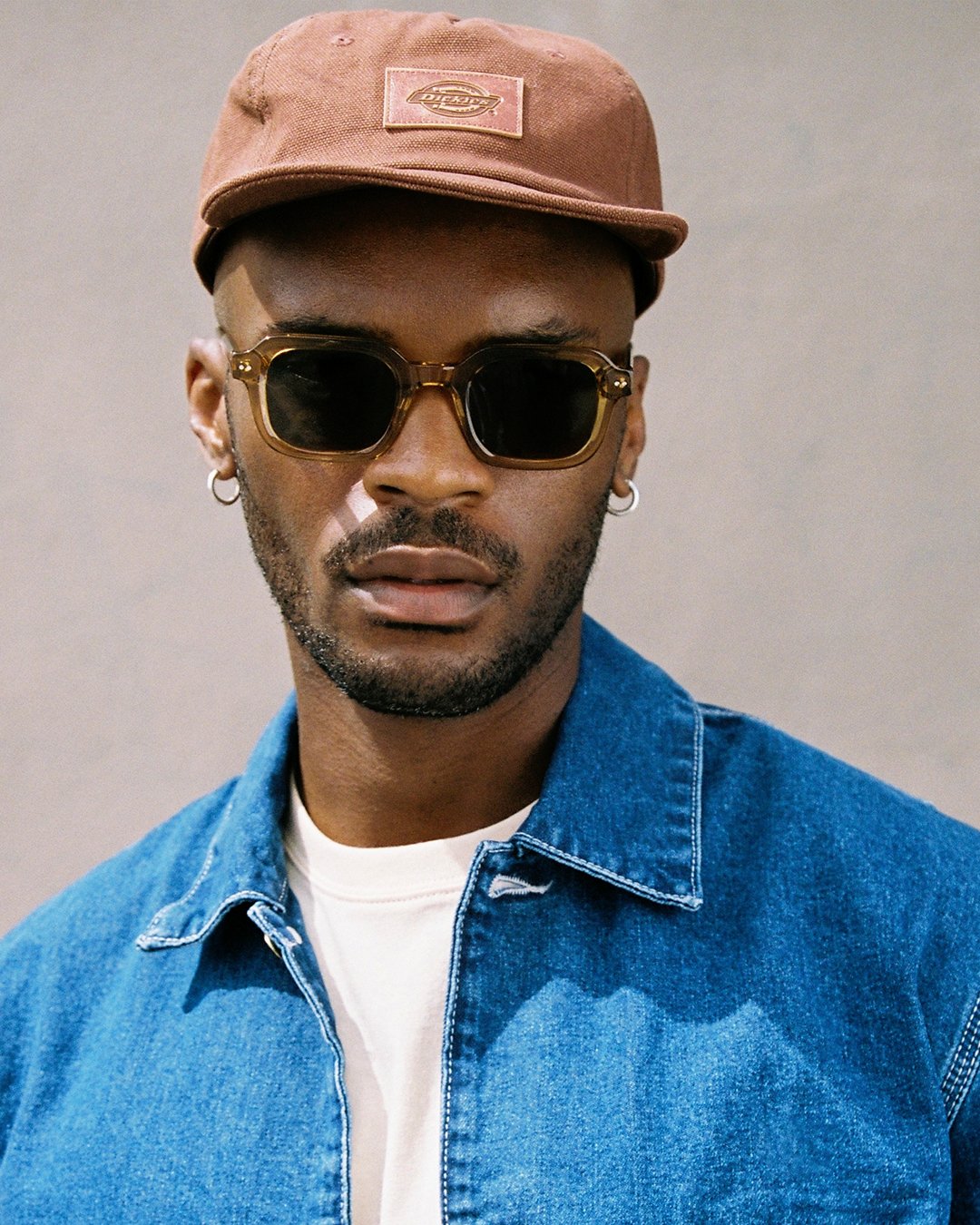 The Etty Square Men's Sunglasses in Yellow