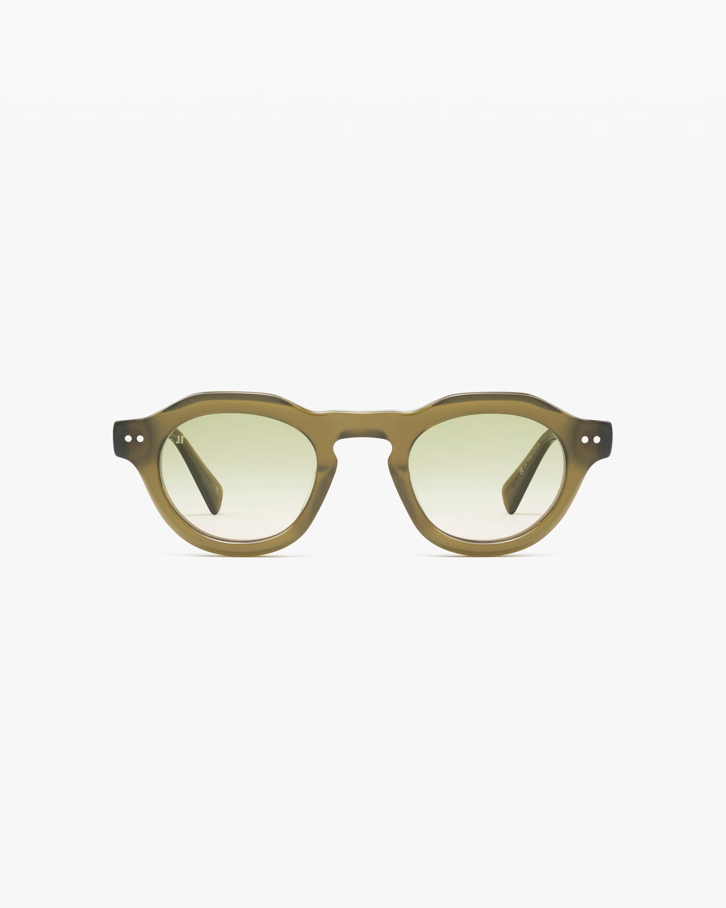 The Dewi JF Colors Rund Herren-Sonnenbrillen in Grün