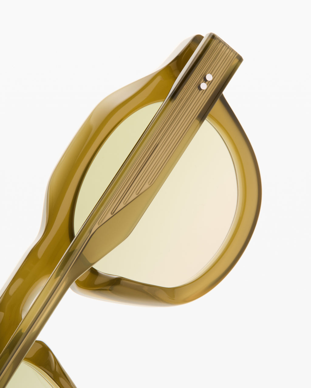 The Dewi JF Colors Rund Herren-Sonnenbrillen in Grün