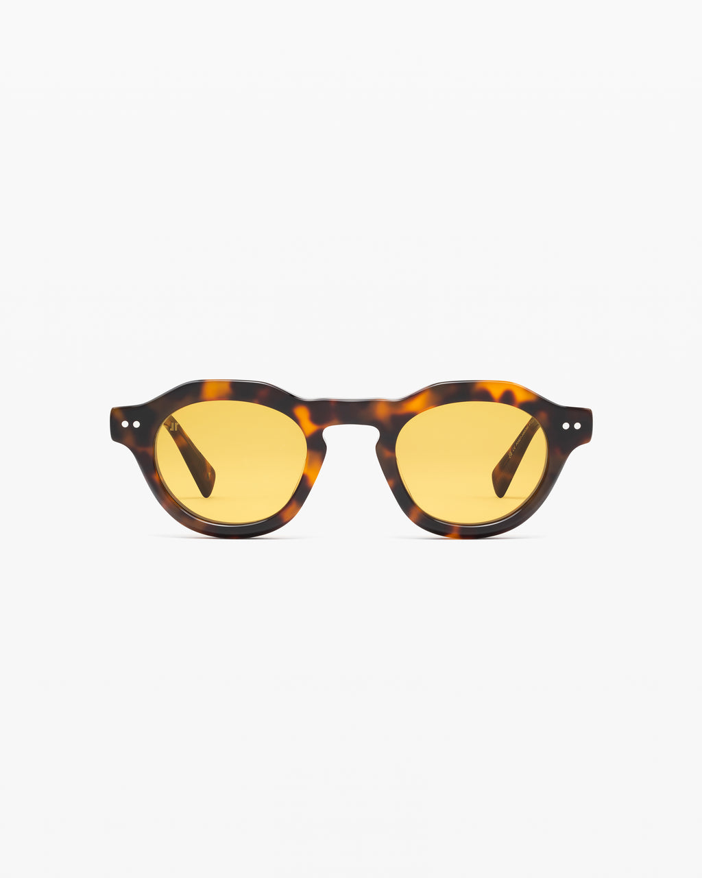 The Dewi JF Colors Rund Herren-Sonnenbrillen in Dark Tortoise