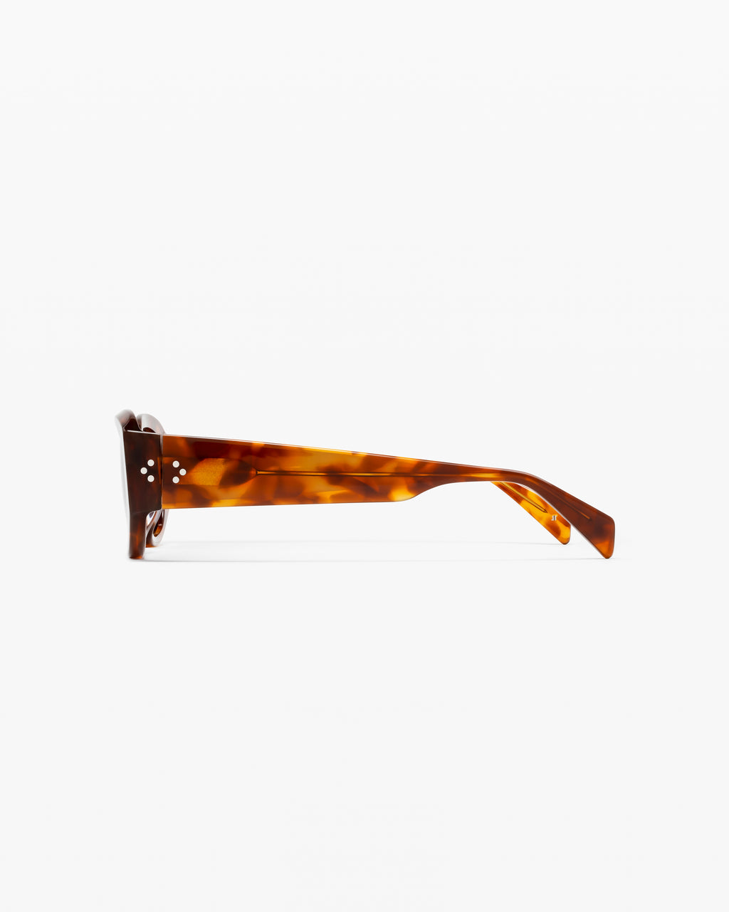 The Riva Rectangular Women's Sunglasses in Light Tortoise