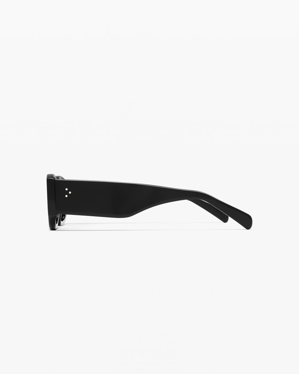 The Anna Rectangular Women's Sunglasses in Black