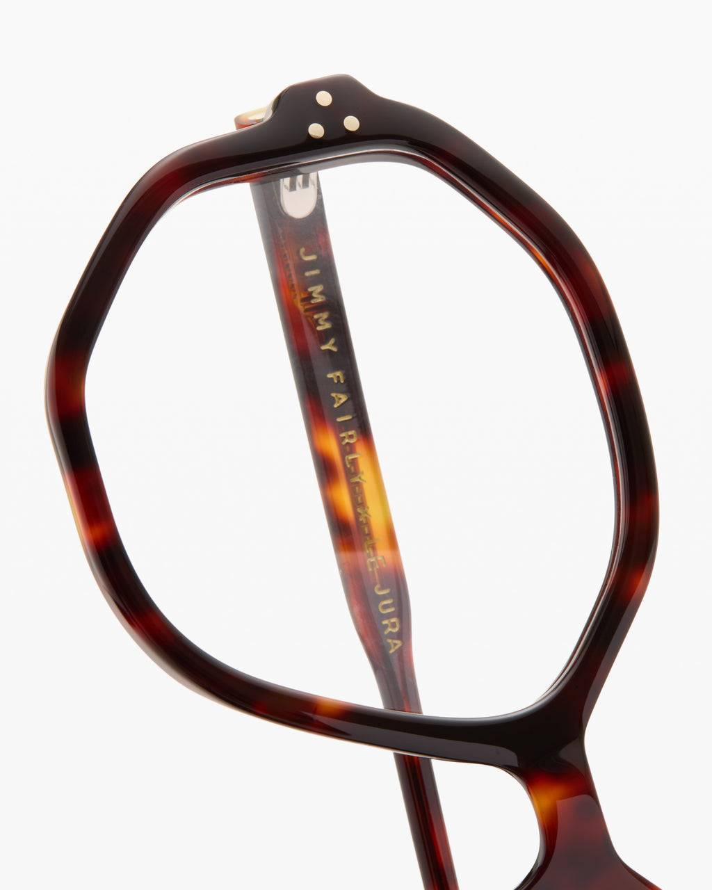 The Prune Sechseckig Damenbrillen in Dark Tortoise