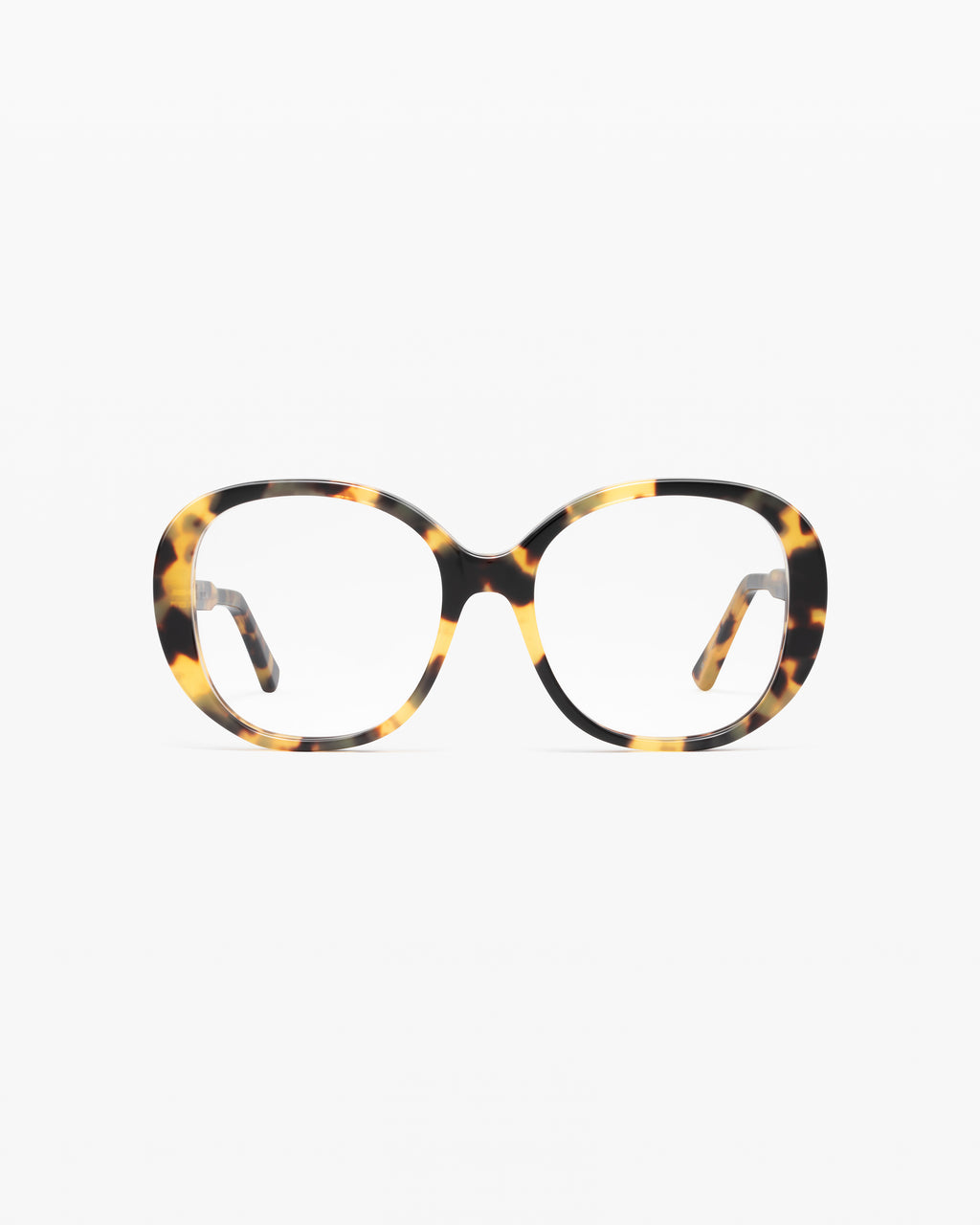 The Hortense Rund Damenbrillen in Tortoise