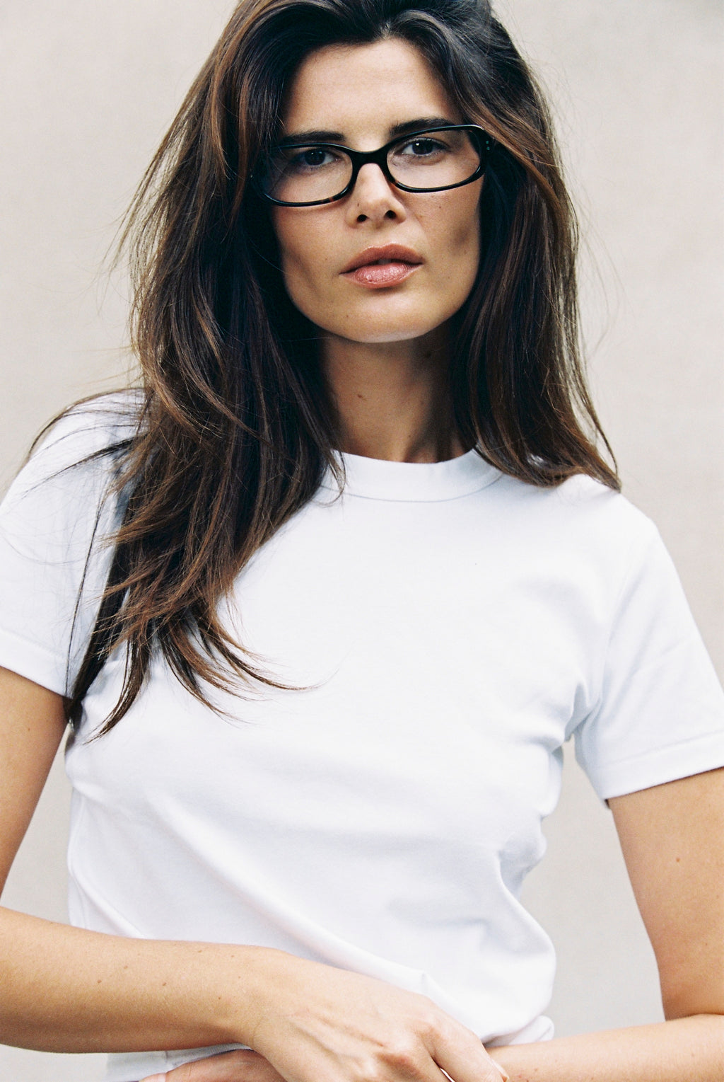 La Apolline Rectangulaire Lunettes de Vue pour femme in Noir
