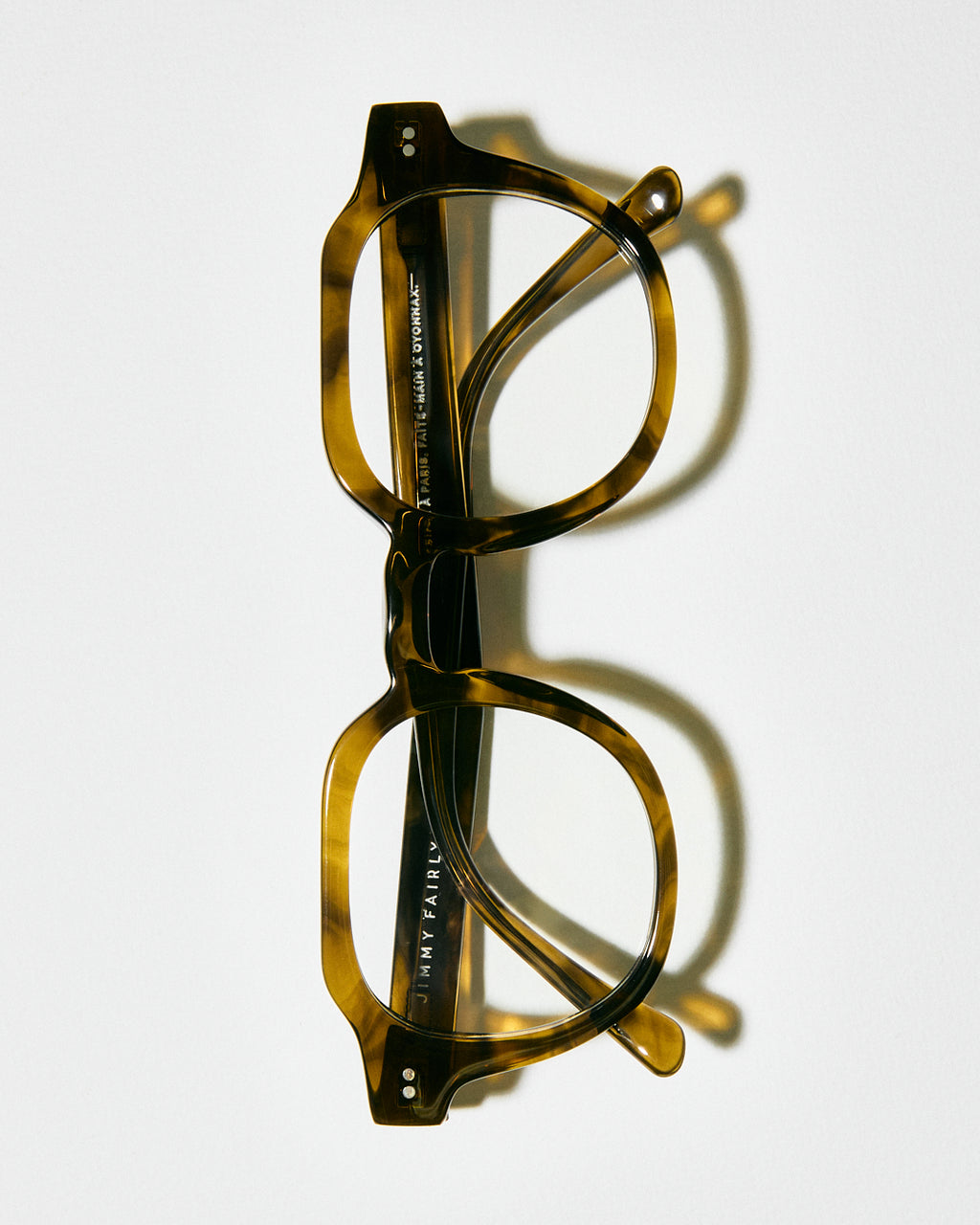 La Basile Carré Lunettes de Vue pour homme in Écaille