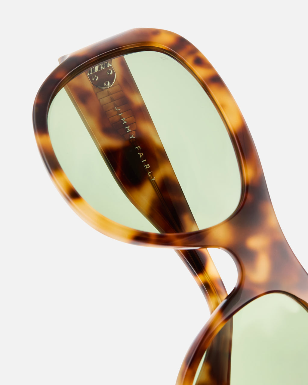 La Aela Aviador Gafas de Sol para Mujer in Carey oscuro