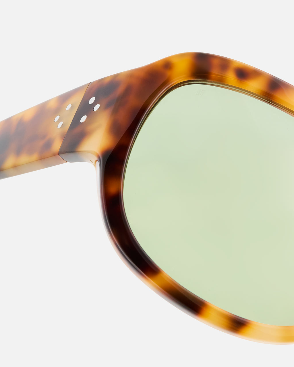 La Aela Aviador Gafas de Sol para Mujer in Carey oscuro