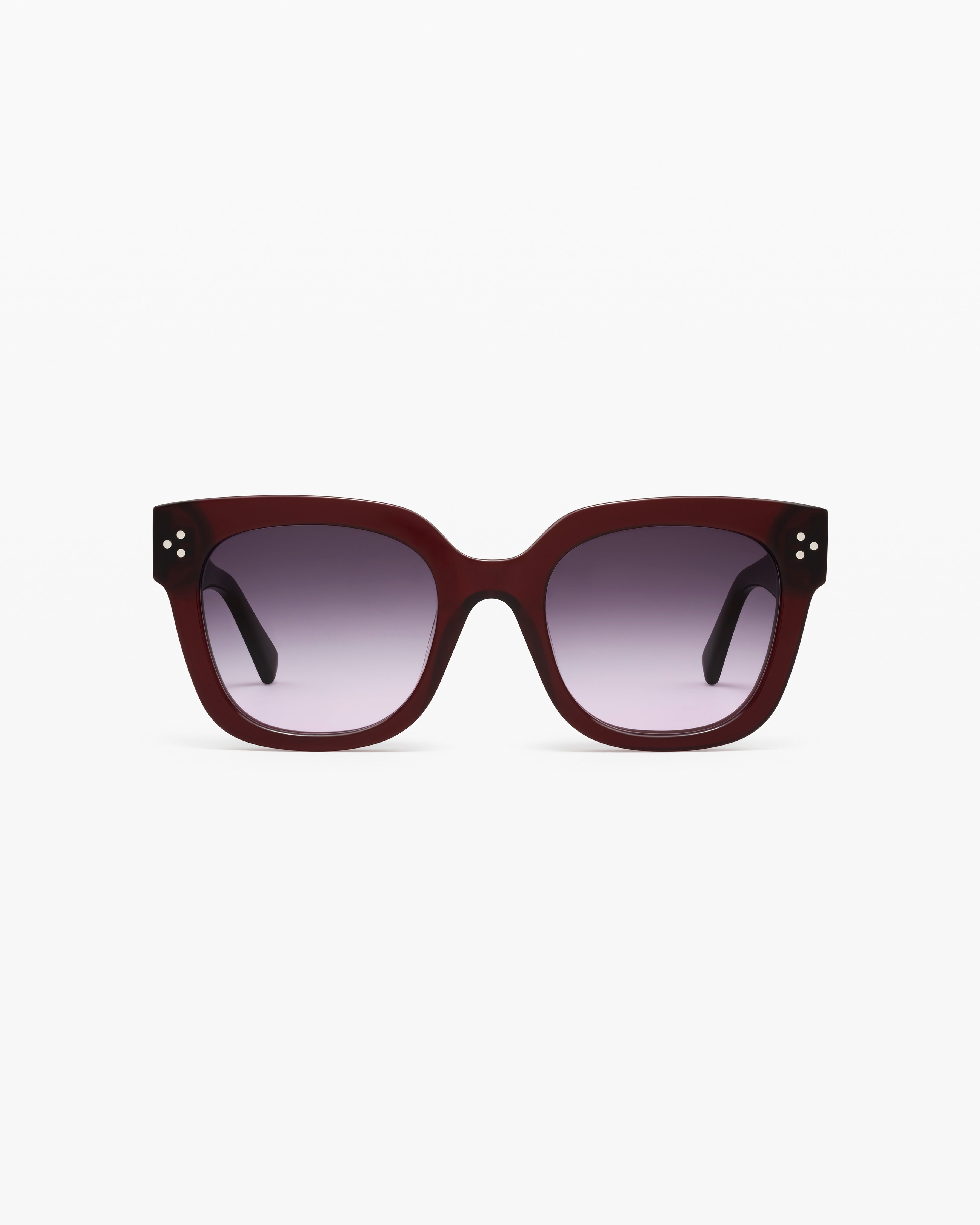 The Olya Butterfly Women's Sunglasses in Burgundy