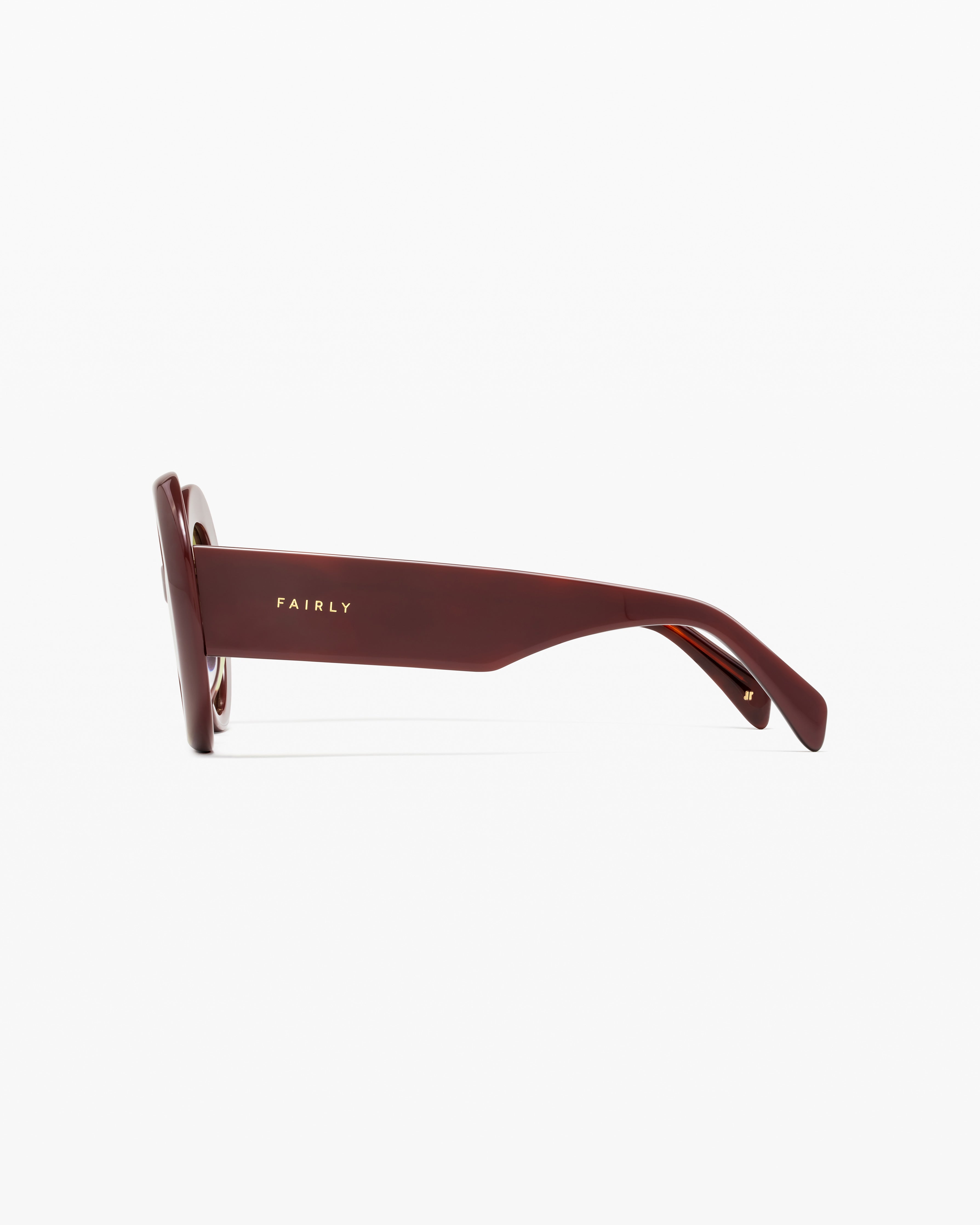 The Bora JF Colors Round Women's Sunglasses in Brown