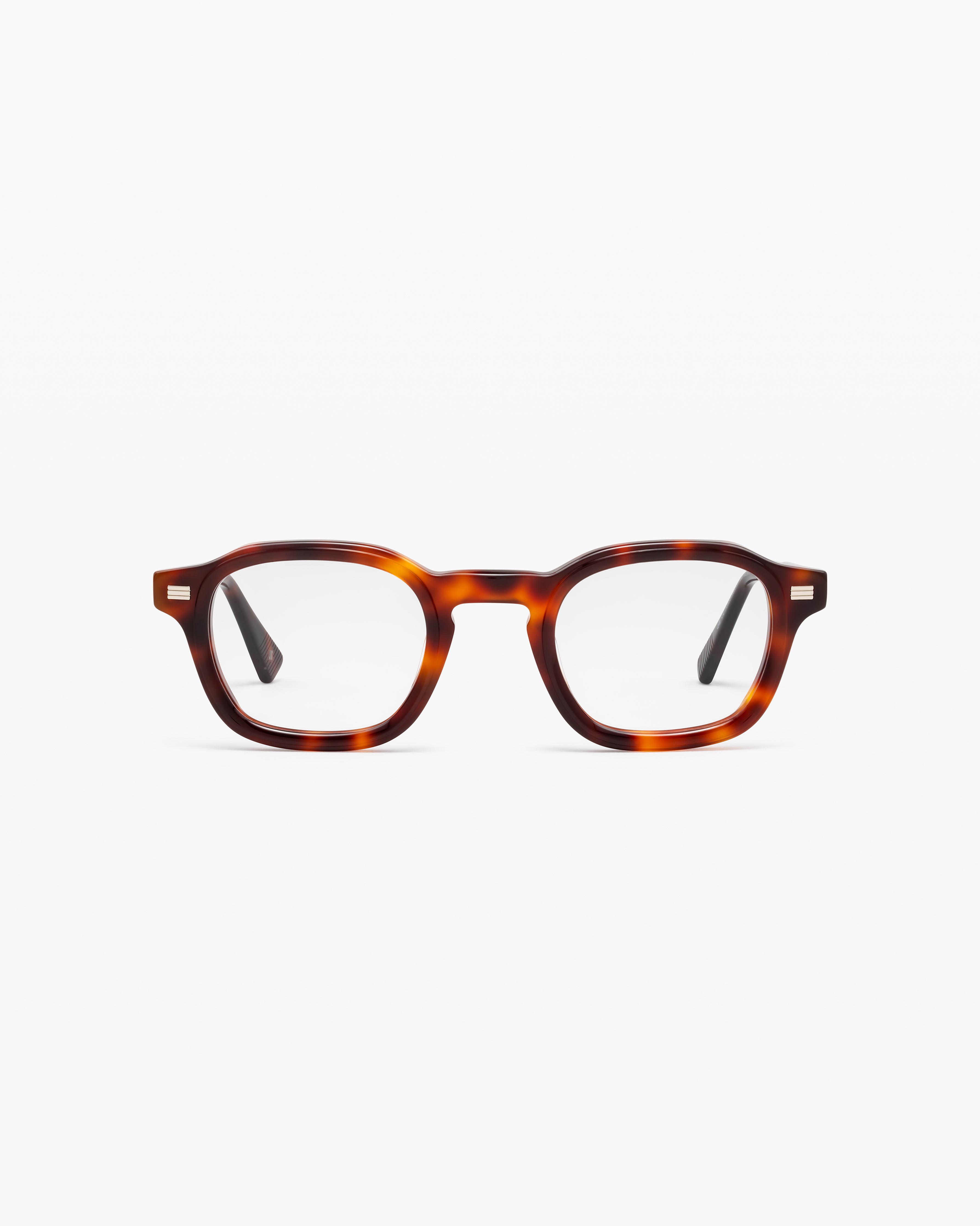 The Yoko Square Men's Eyeglasses in Dark Tortoise