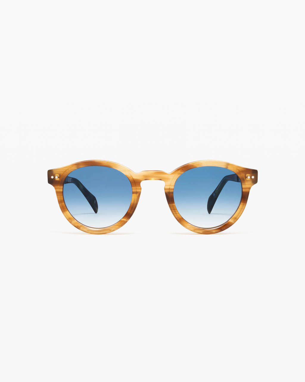 The Aris Rund Herren-Sonnenbrillen in Braun