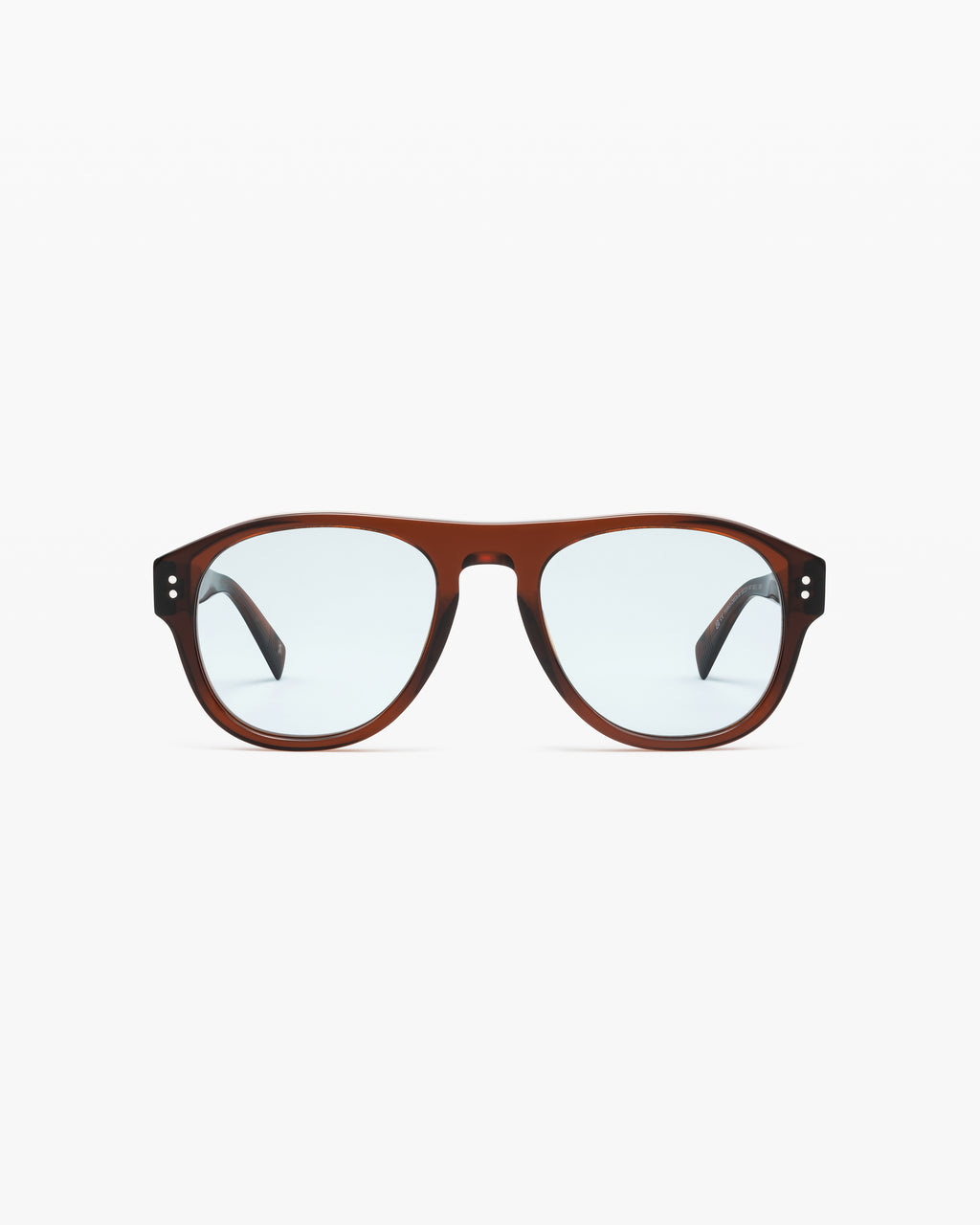 La Lior JF Colors Aviateur Lunettes de Soleil pour homme in Brun