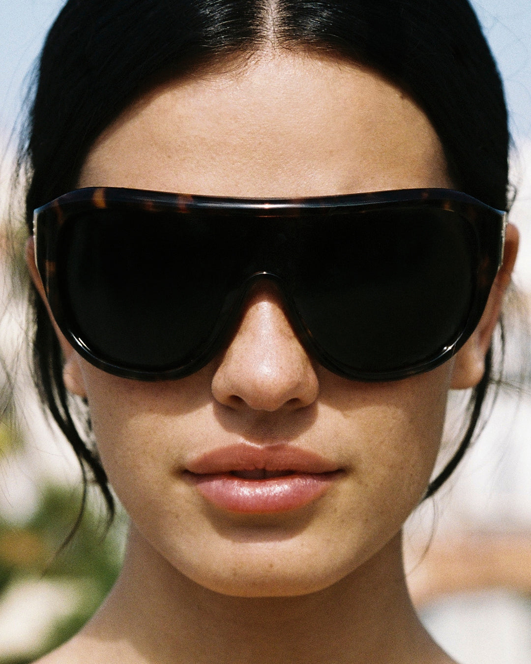 The Luz Aviator Women's Sunglasses in Dark Tortoise