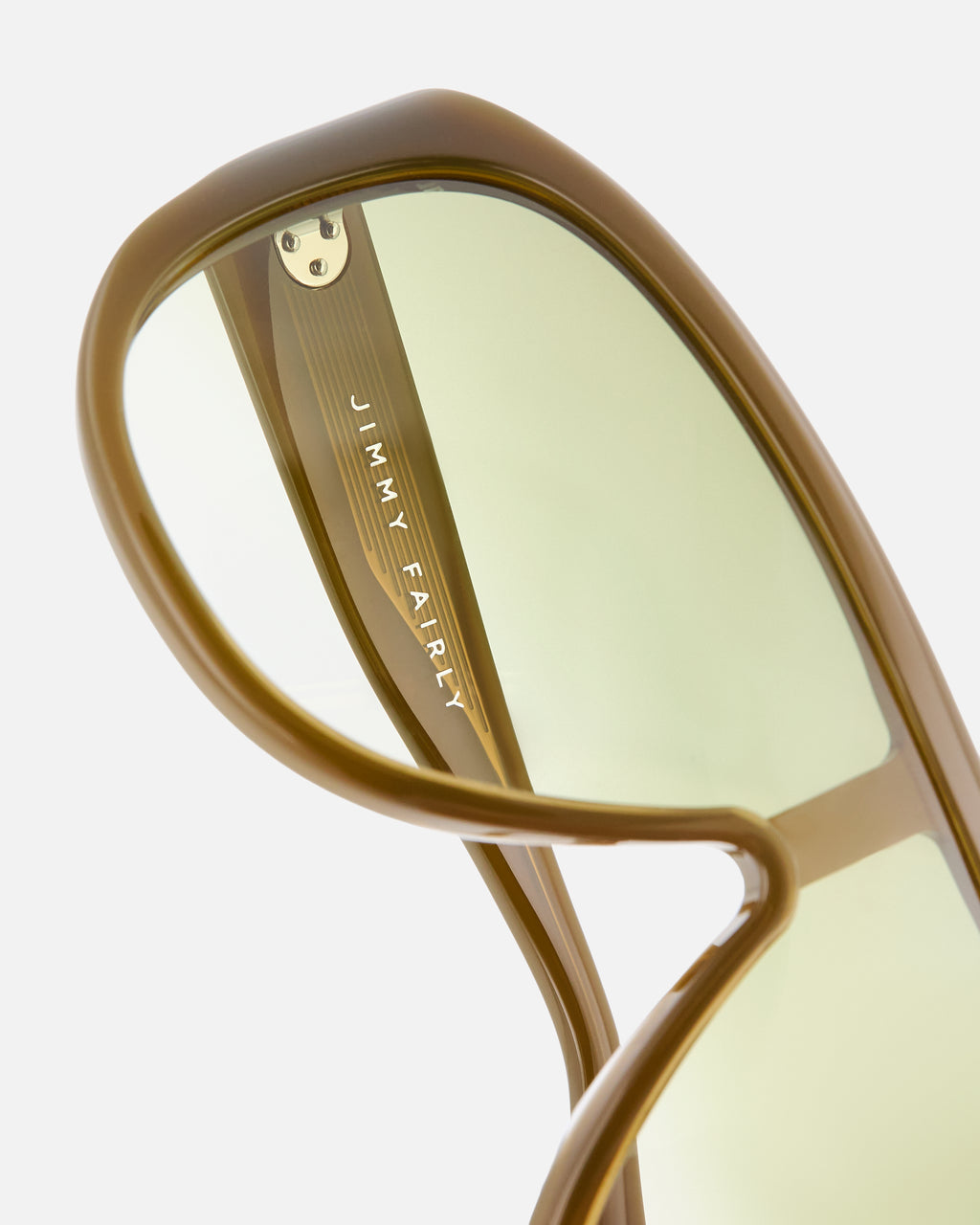 La Luz Aviador Gafas de Sol para Mujer in Verde