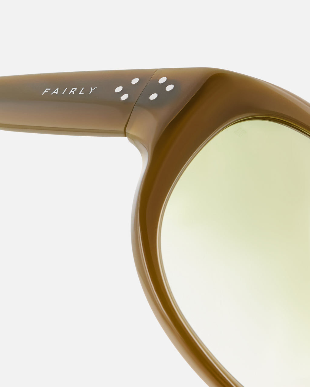 La Luz Aviador Gafas de Sol para Mujer in Verde