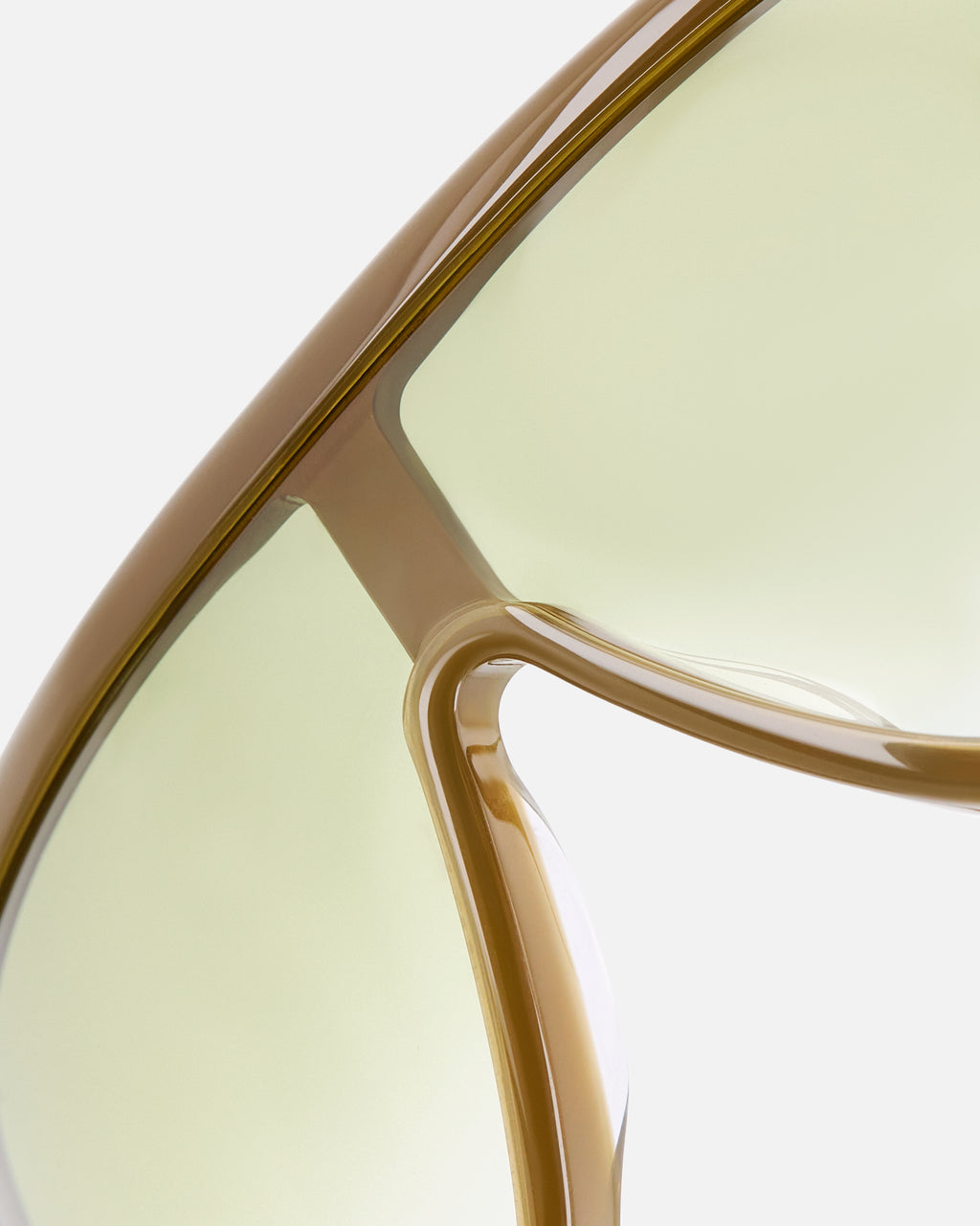 La Luz Aviador Gafas de Sol para Mujer in Verde