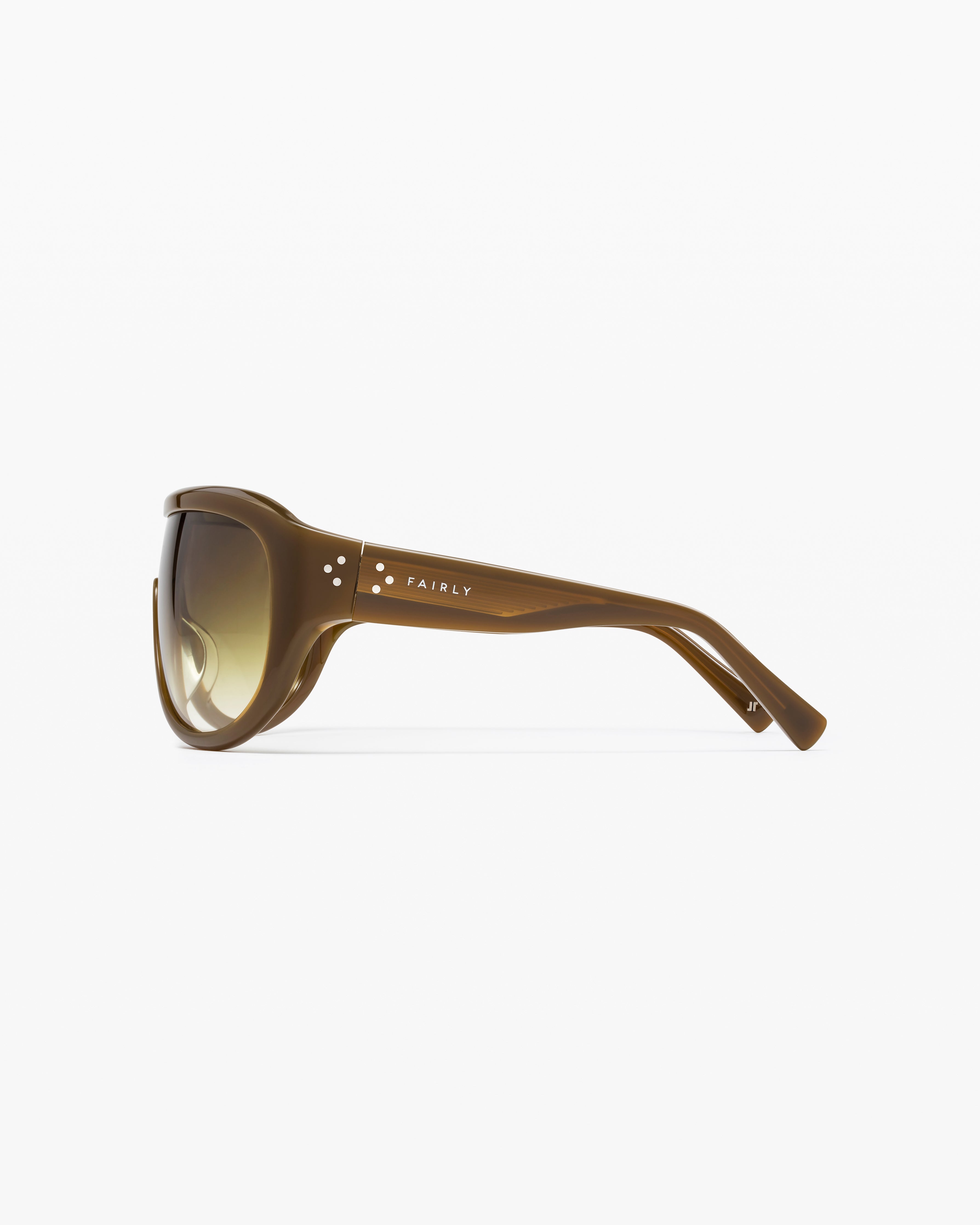 The Luz Aviator Women's Sunglasses in Green