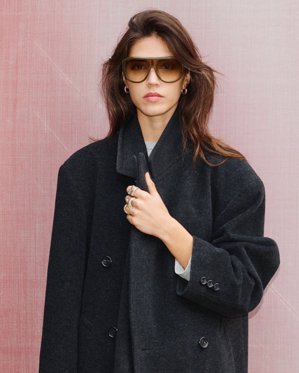 The Luz Aviator Damen-Sonnenbrillen in Grün