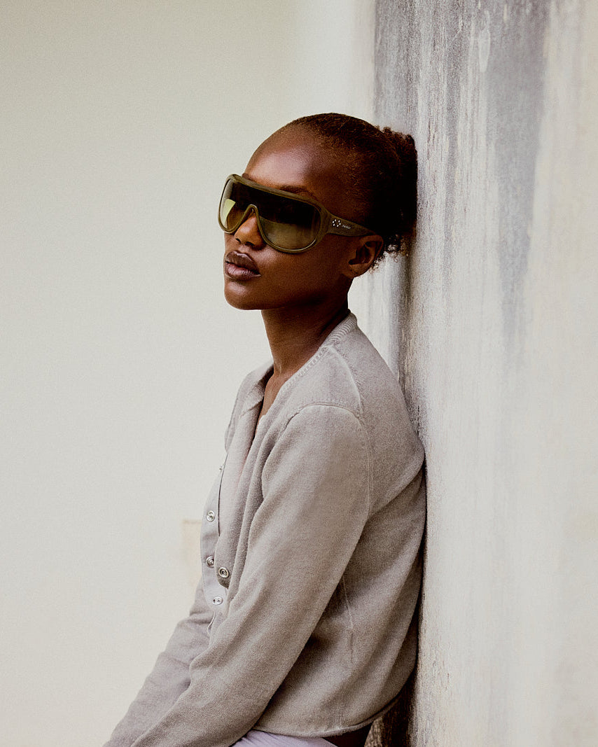 De Luz Aviator Zonnebrillen voor Dames in Groen