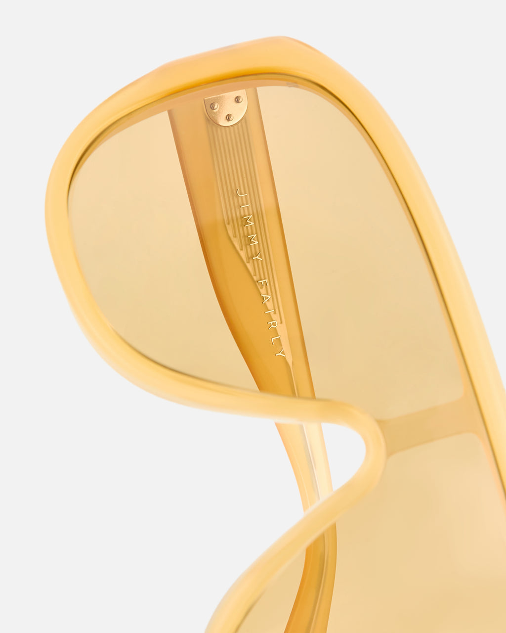 The Luz Aviator Women's Sunglasses in Yellow
