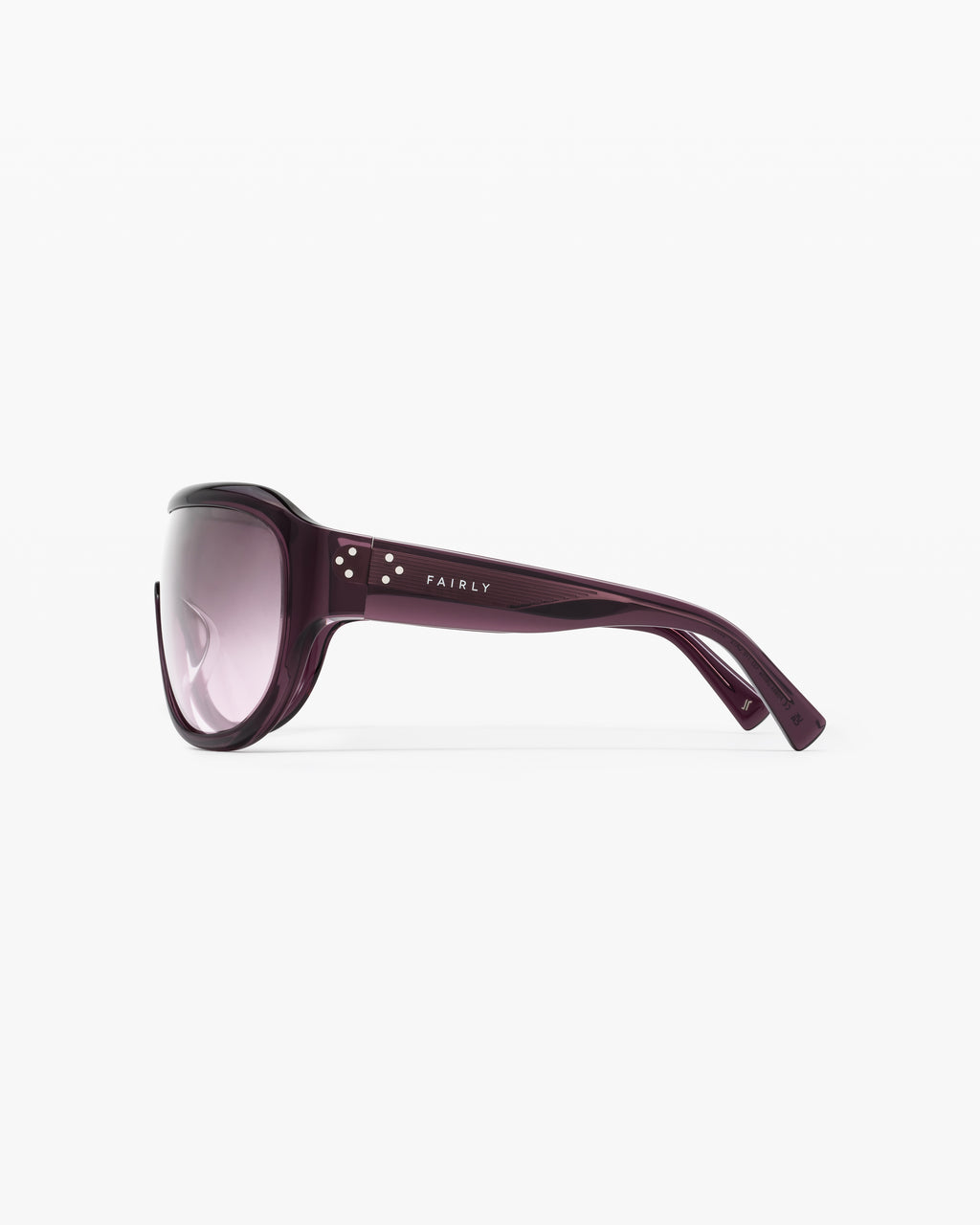 The Luz Aviator Women's Sunglasses in Purple