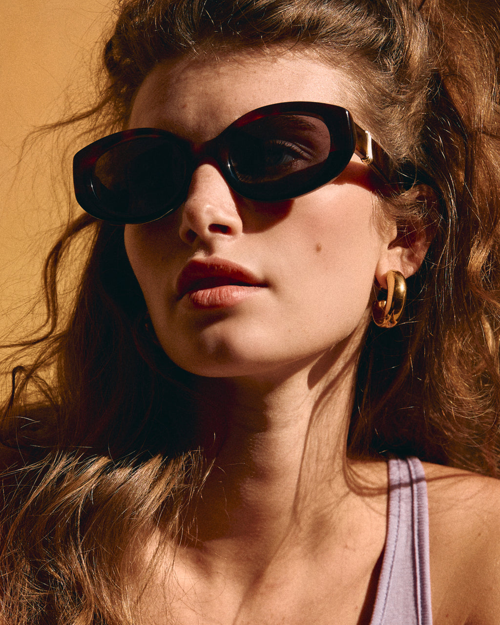 The Sienna Oval Women's Sunglasses in Tortoise