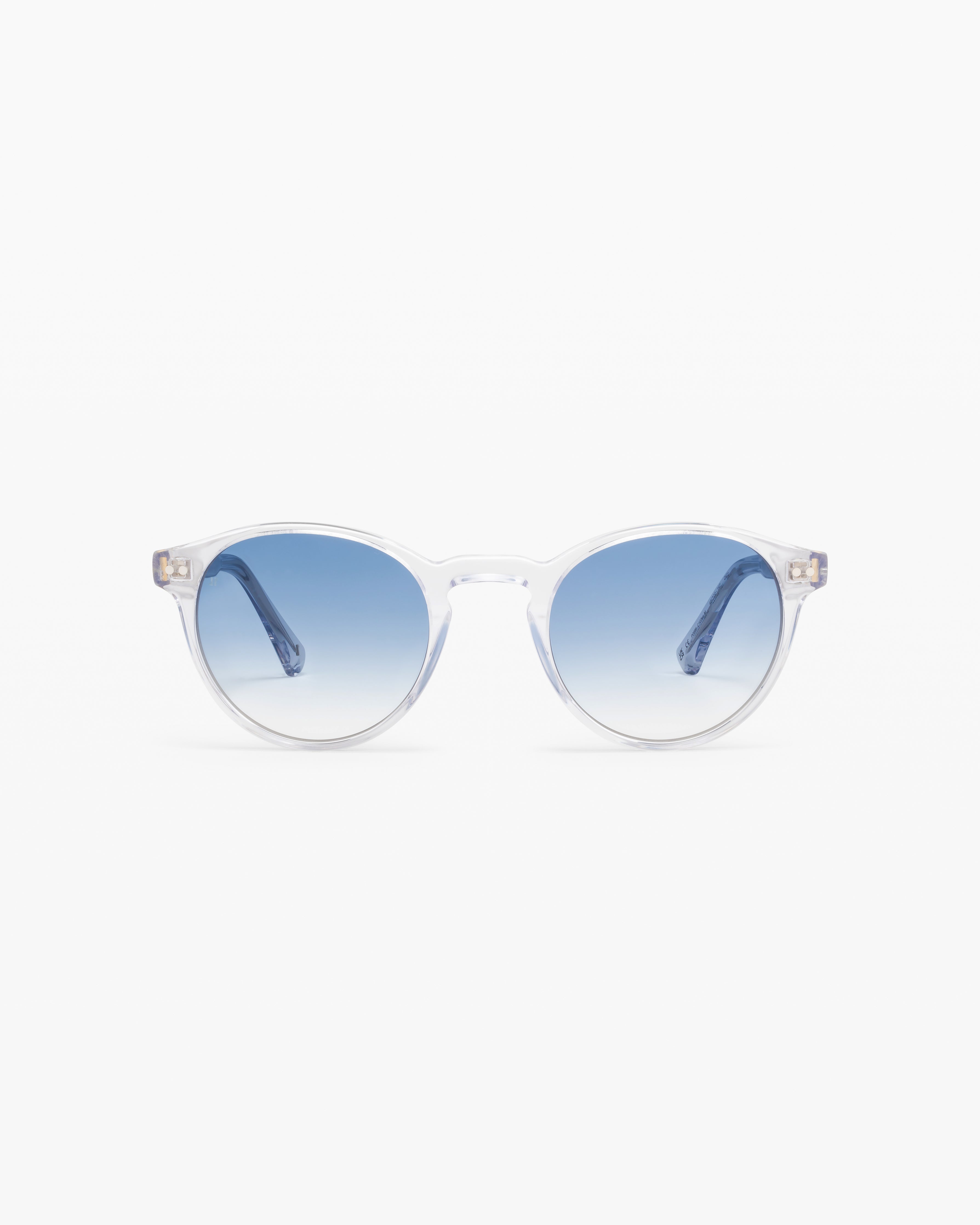 The Cloud Round Men's Iconic Sunglasses in Transparent