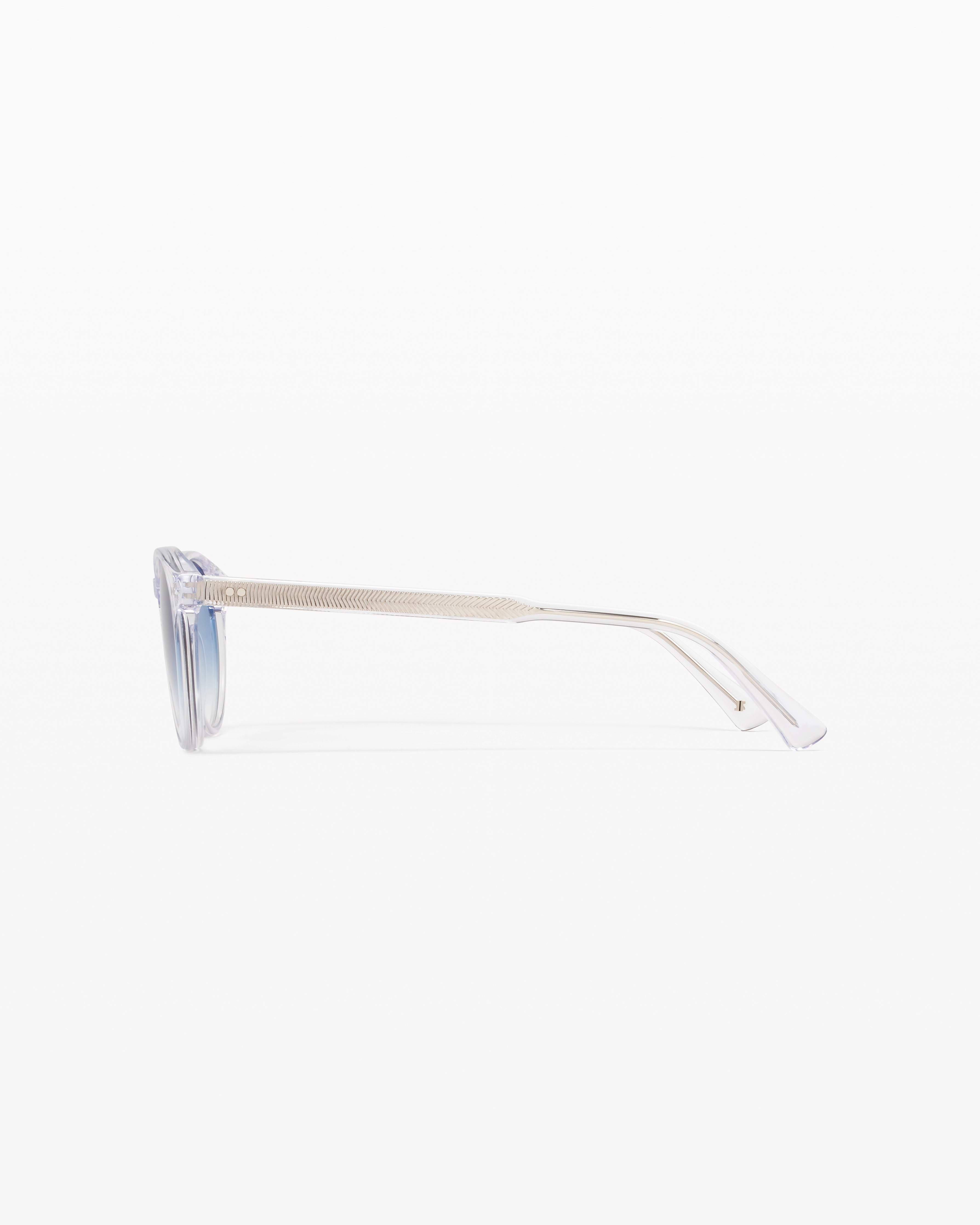 The Cloud Round Men's Iconic Sunglasses in Transparent