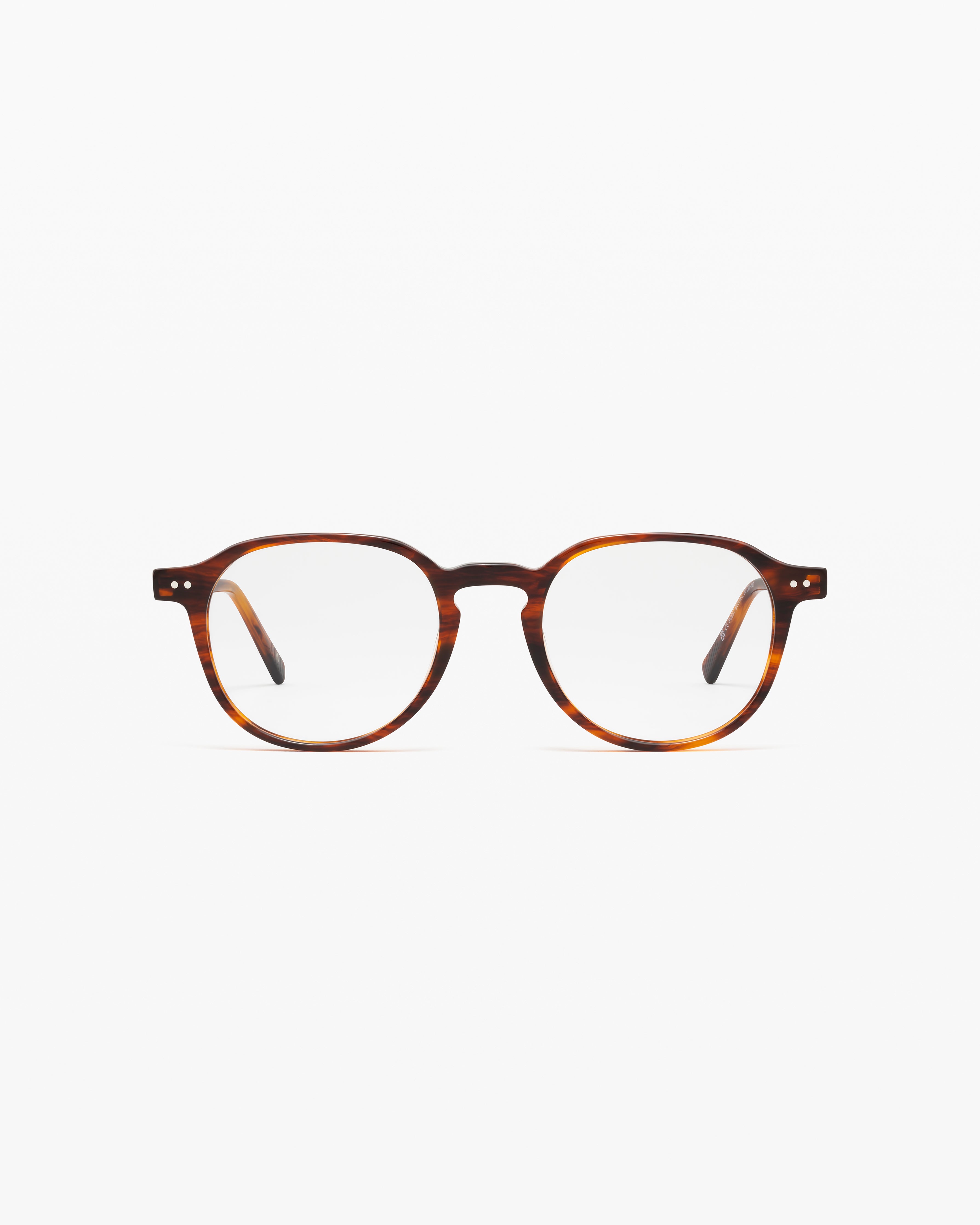 The Evans Round Men's Eyeglasses in Tortoise