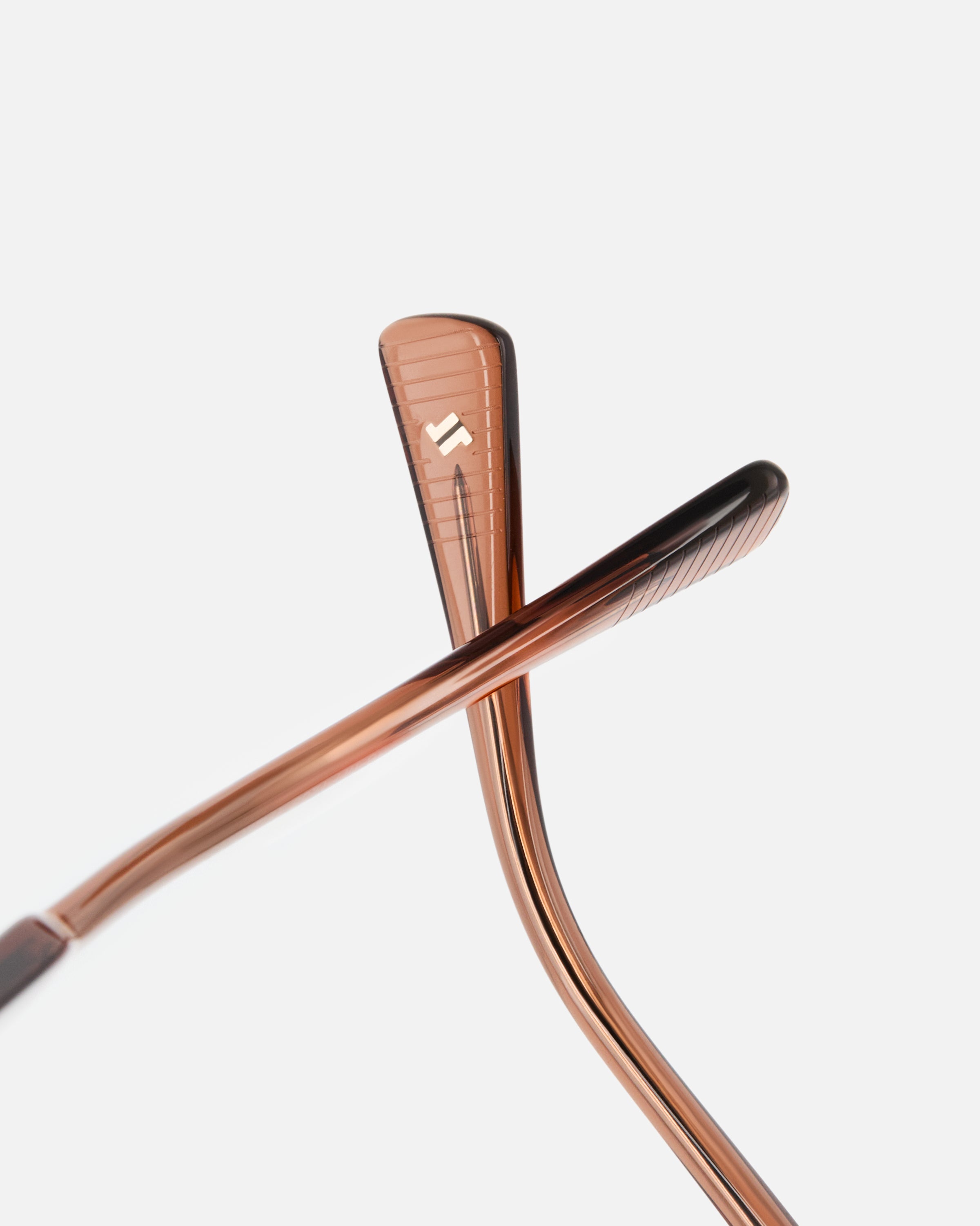 The Evans Round Men's Eyeglasses in Brown