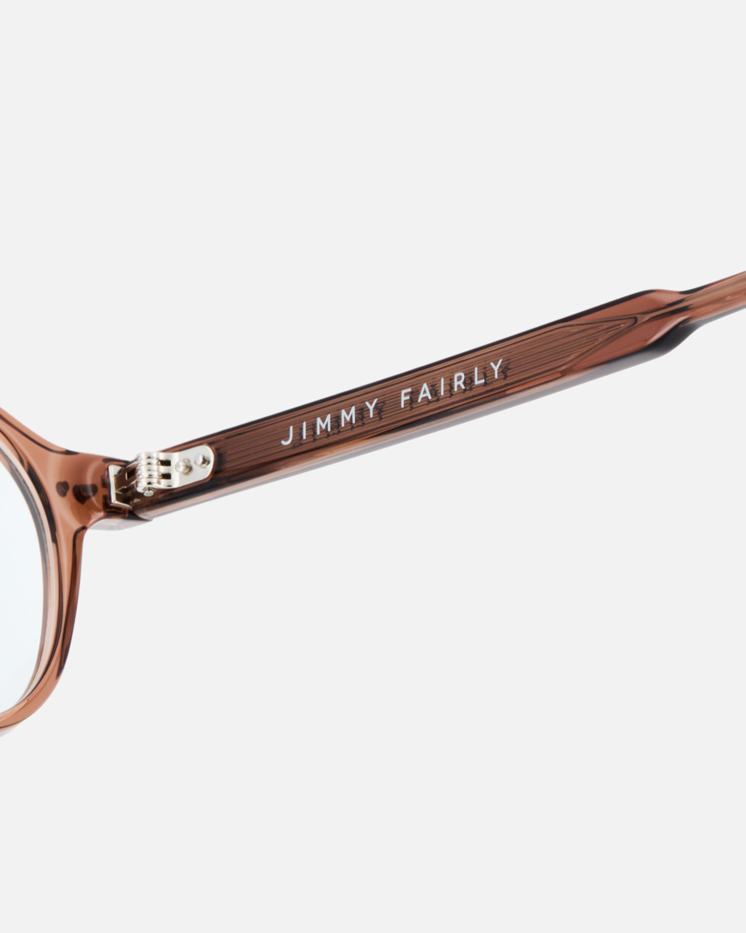 The Evans Round Men's Eyeglasses in Brown